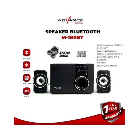 ADVANCE M180BT ACTIVE SPEAKER (3 SPEAKERS)