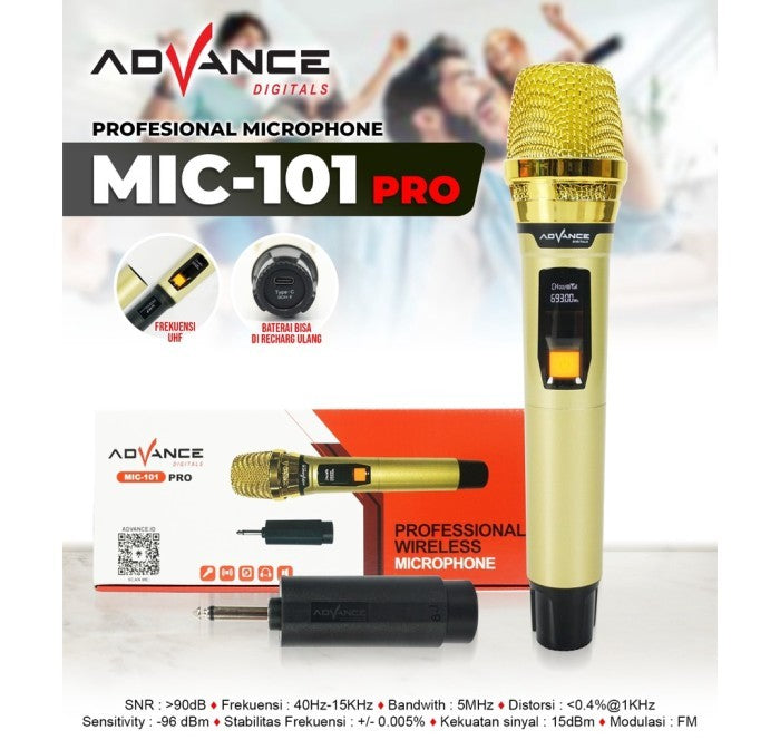 MIC WIRELESS ADVANCE 101 PRO (1 MIC)