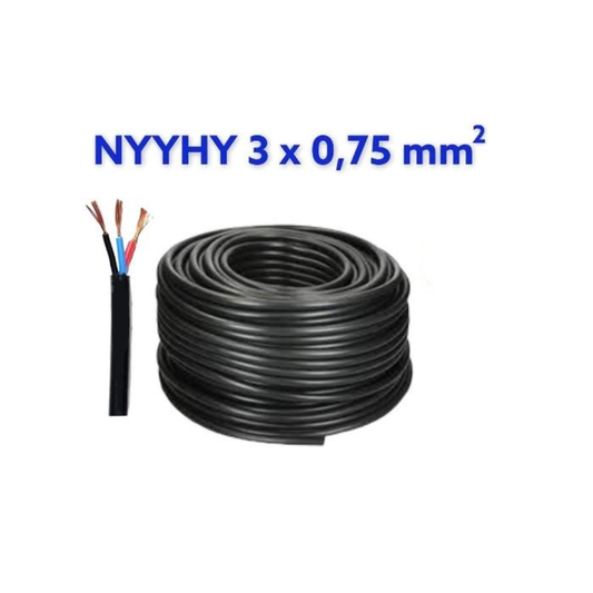 NYY HY (HITAM) 3 X 0.75 EXTRANA