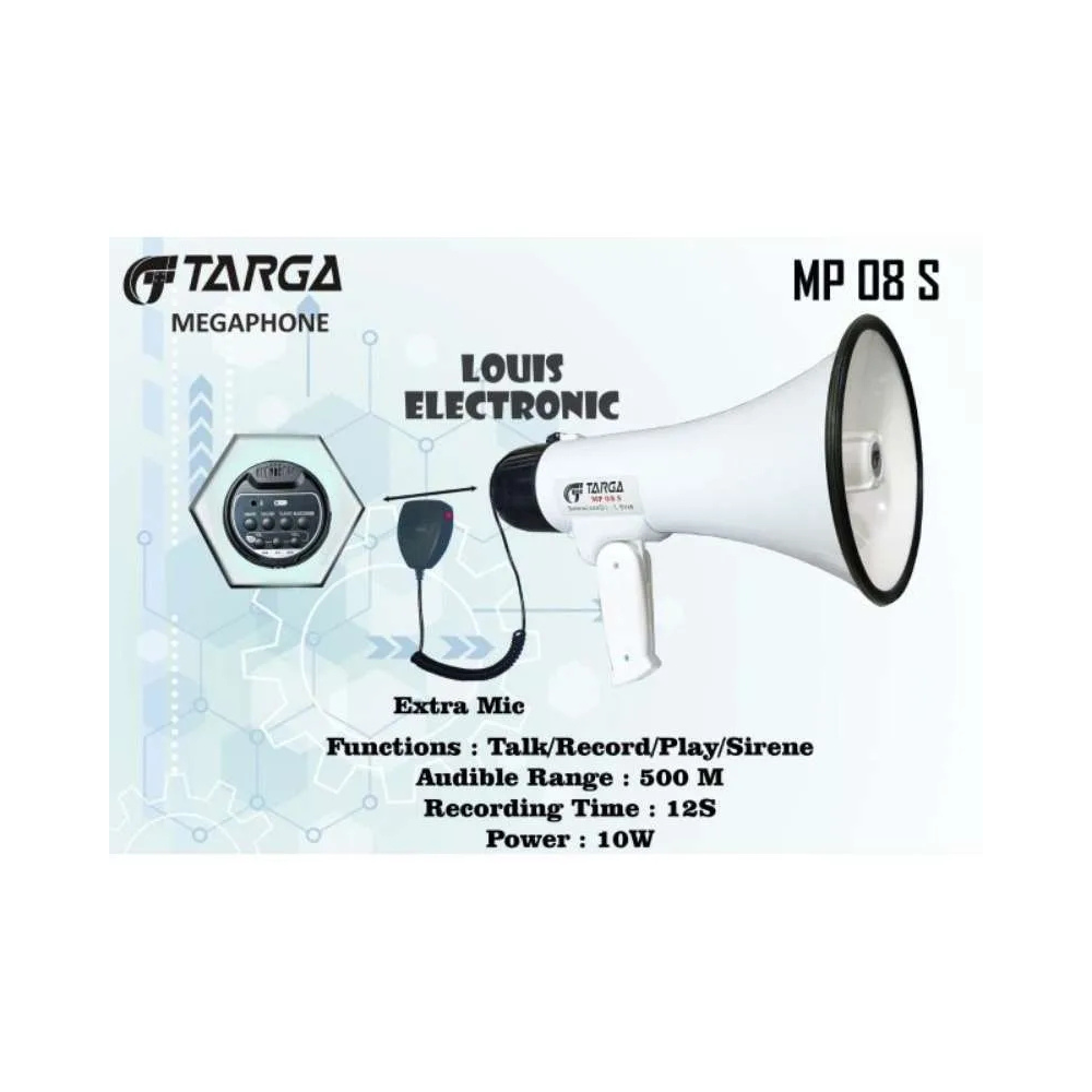 HORN/MEGAPHONE TARGA MP08S (BSR)