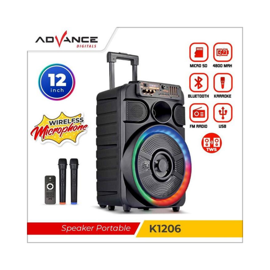 SPEKER TROLI ADVANCE 12 (K1206) 2MIC