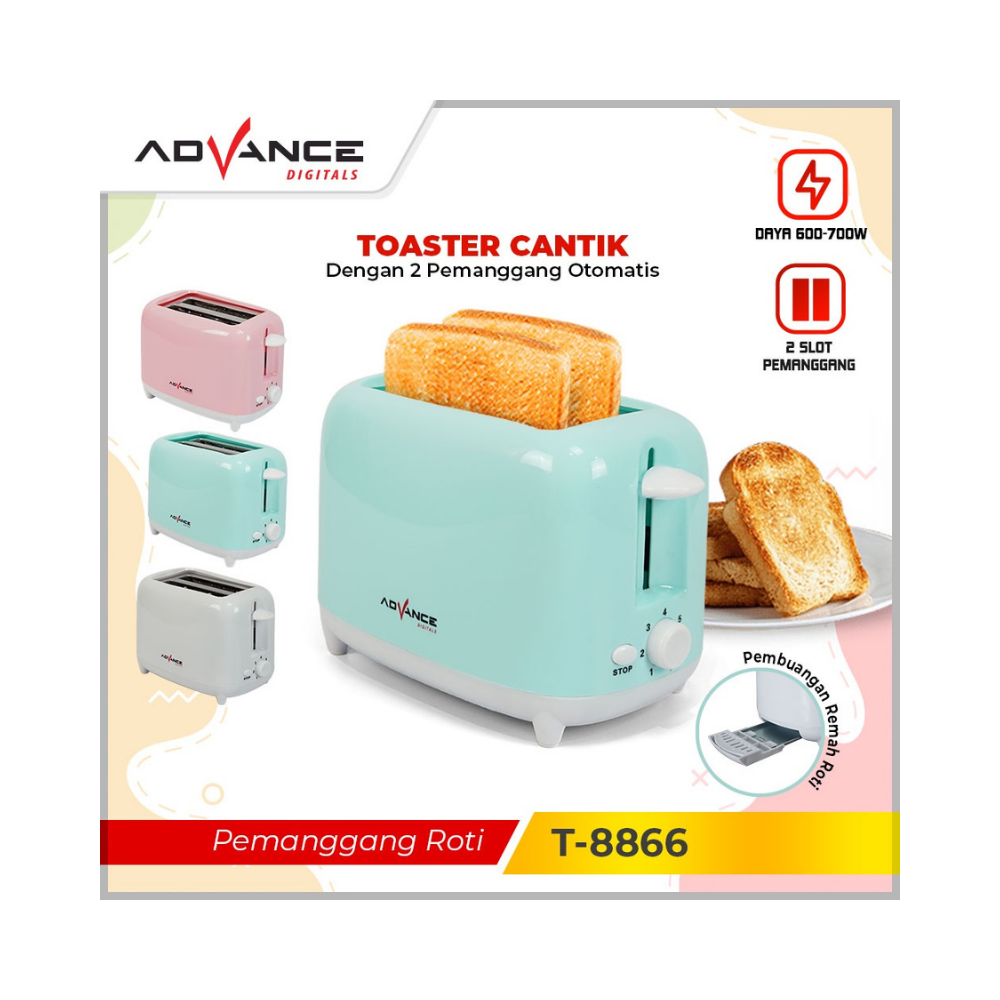 PANGGANGAN ROTI ADVANCE T8866 (LOMPAT)