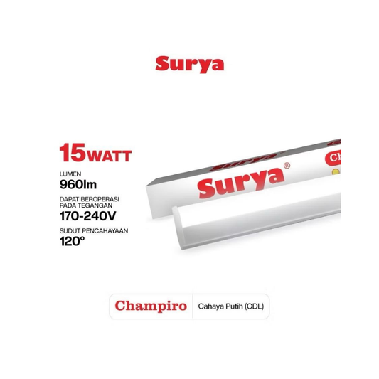 CHAMPIRO 15W WHITE SOLAR T5 LAMP