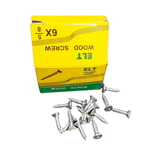 BAUT SKRUP 6X5/8 FIT/ELT