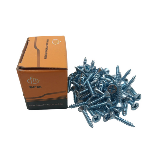 BAUT SKRUP 6X3/4 FIT/ELT