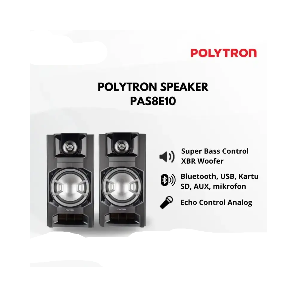 SPEKER AKTIF POLYTRON PAS8E10