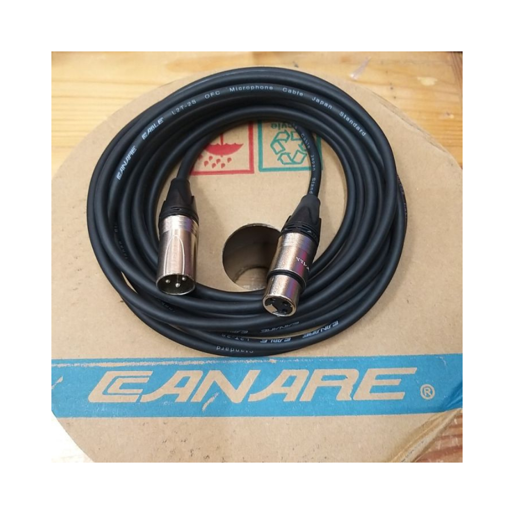 KABEL MIC 15M+JACK WARNA CANARE