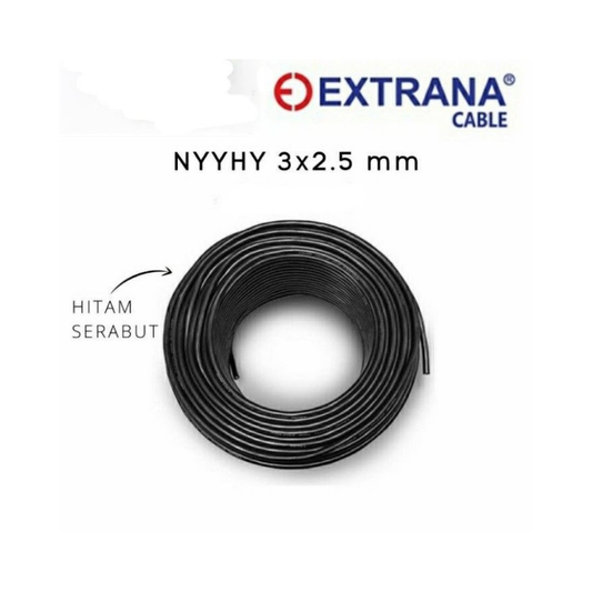 NYY HY (HITAM) 3 X 2.5 EXTRANA
