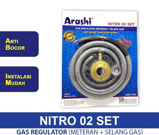 SELANG GAS KOMPLIT ARASHI NITRO