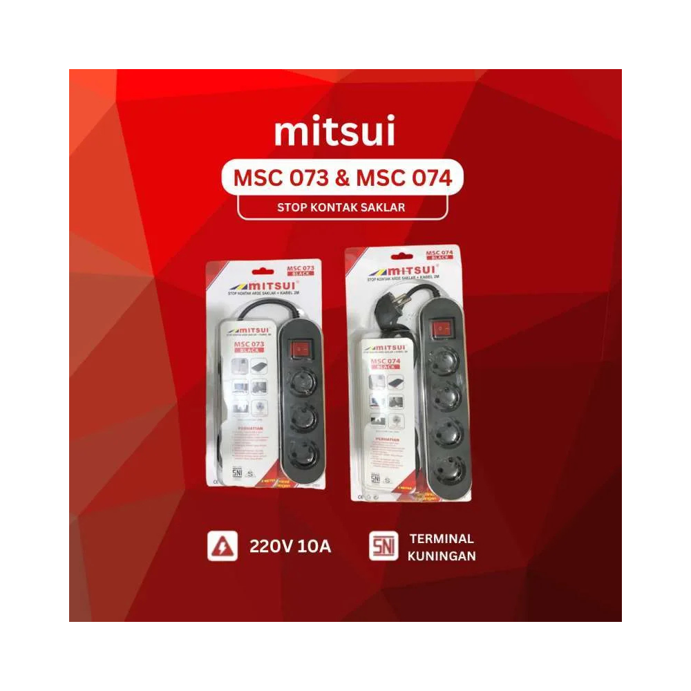 STOP 4LBG 2M MITSUI MSC074 (HITAM)