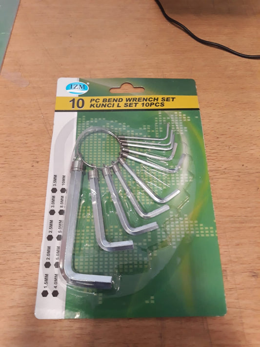 KUNCI L 10PCS (BIASA) AP/IZM