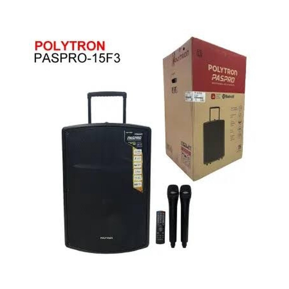 POLYTRON PASPRO15F3 ACTIVE SPEAKER (TROLLEY)