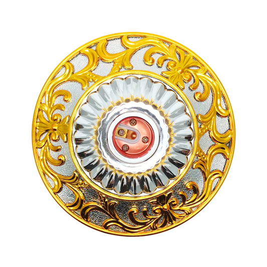 FITTING PLAFON KAWACHI 01/02(GOLD/SILVER) - EMAS 02