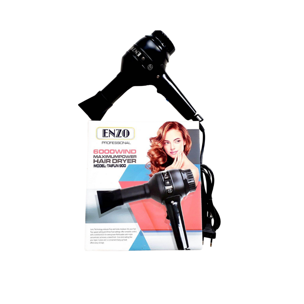 HAIRDRYER ENZO TAIFUN 900 (HITAM)