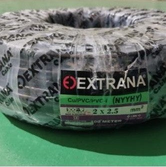 NYY HY (HITAM) 2 X 2.5 EXTRANA