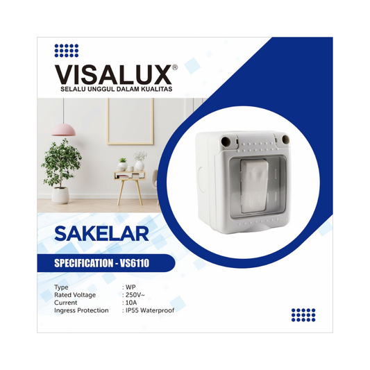 SAKLAR ENGKEL OB TUTUP VISALUX VS6110