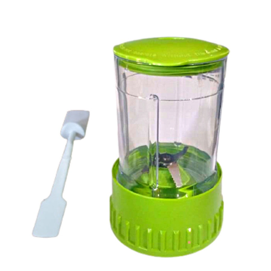 TABUNG BLENDER KACA KECIL + TAPAK HIJAU