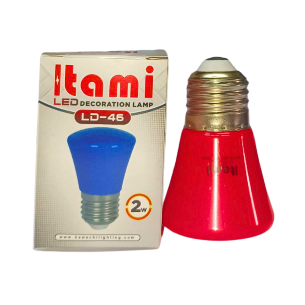 BOLA LED TRANS ITAMI 2W MERAH LD49
