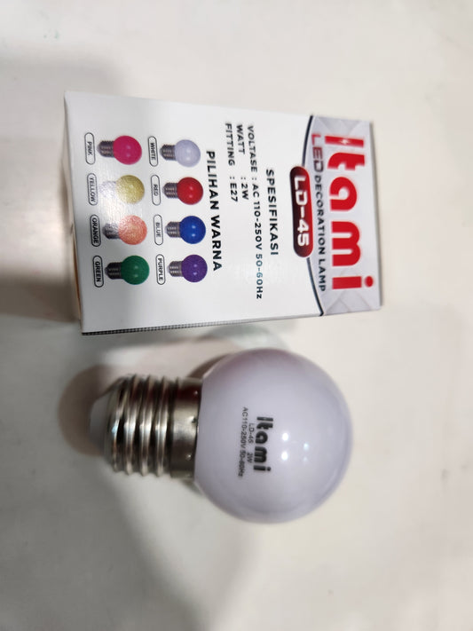 BOLA LED ITAMI 2W PUTIH LD45