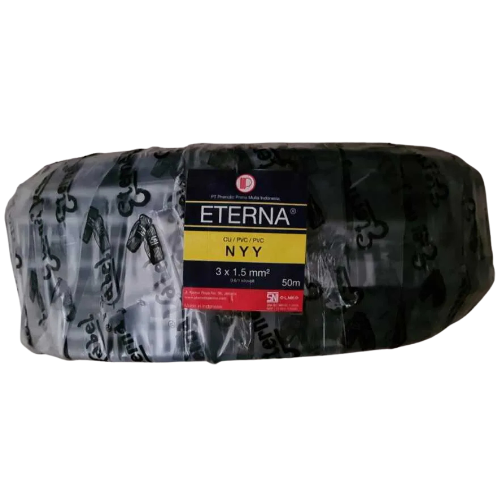 NYY (HITAM) 3 X 1.5 ETERNA 50M