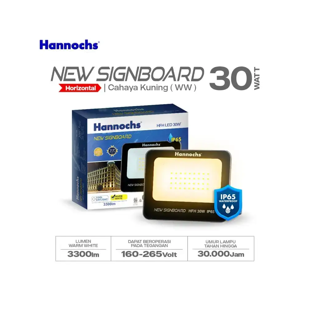LAMPU SOROT NEW SIGNBOARD HORI 30W WW
