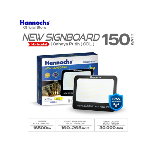 LAMPU SOROT NEW SIGNBOARD HORI 150W PTH