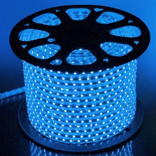 LAMPU SELANG SURYA 6W/100M BIRU (52LED) ROLL
