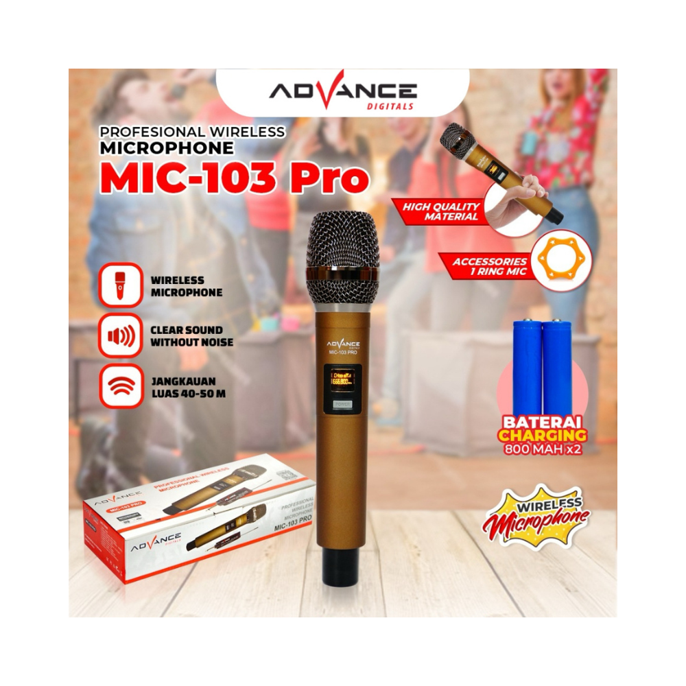 MIC WIRELESS ADVANCE 103 PRO (1 MIC)