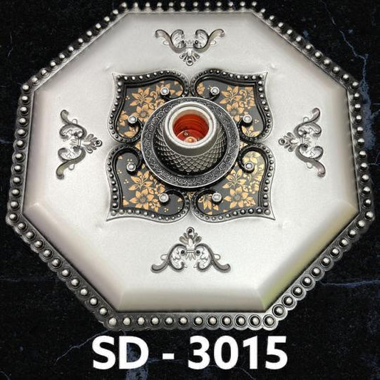 FITTING PLAFON VICON SEGI 8 SD3015 SILVER