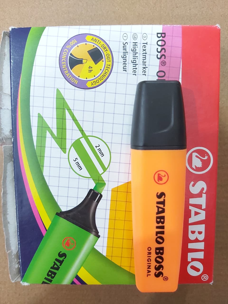 Stabilo Boss Original Highlighter Orange Paket 6/12 Pcs
