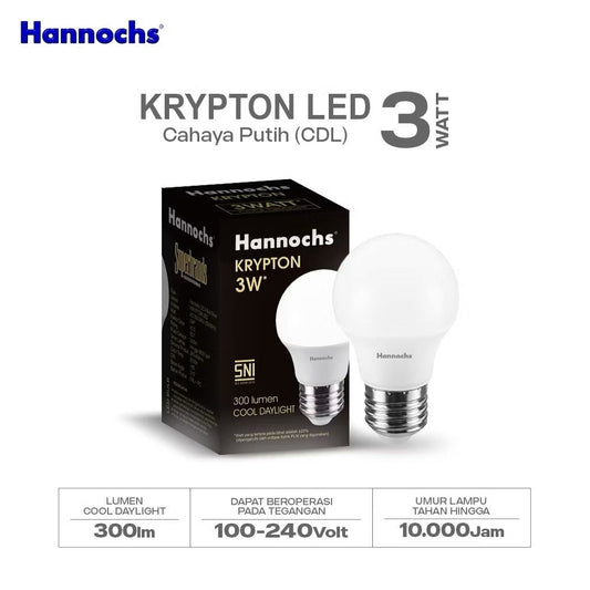 BOLA LED KRYPTON 3W HANCH