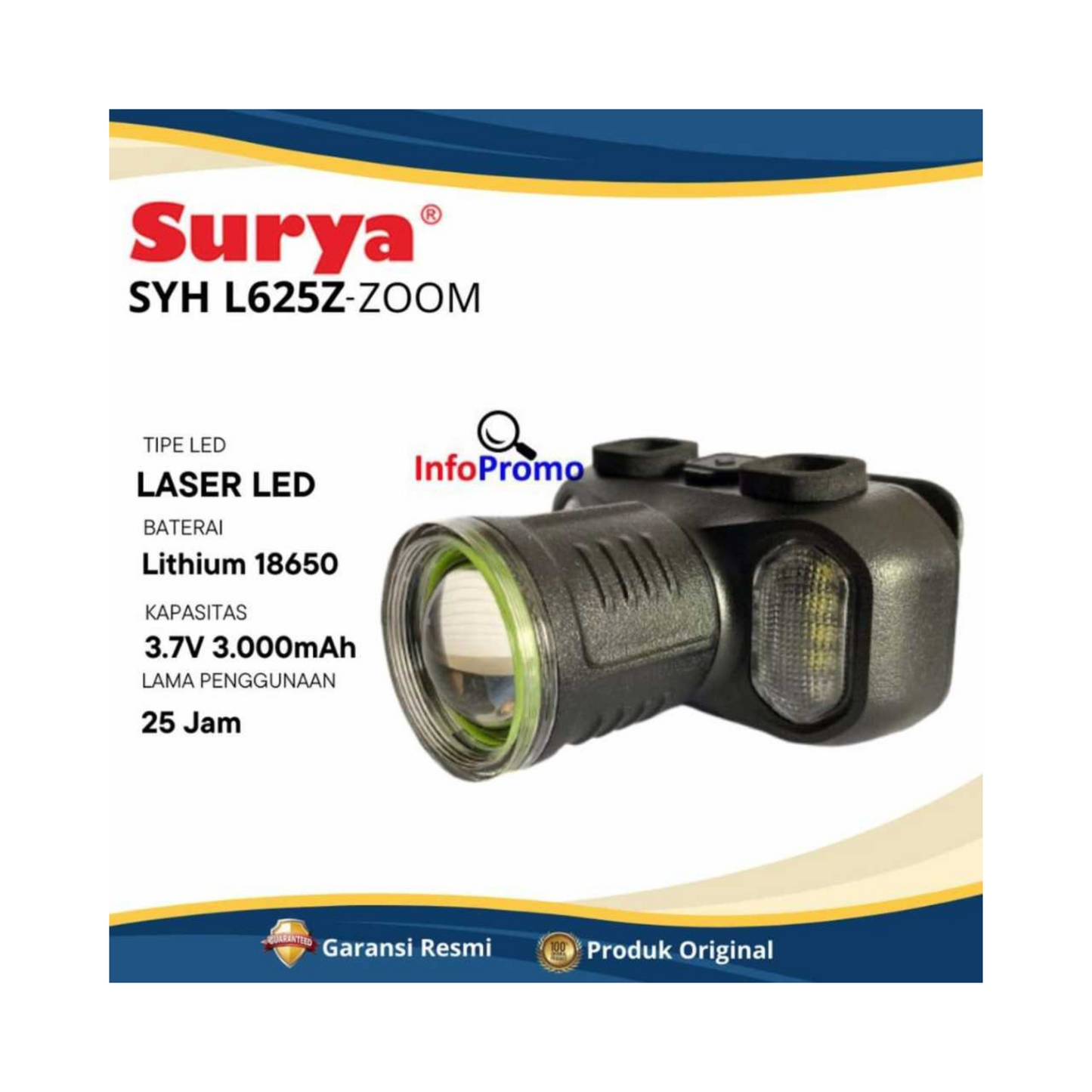 SYHL625Z SOLAR HEADFLASH (62W)