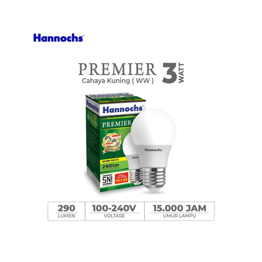 BOLA LED PREMIER WW 3W HANCH