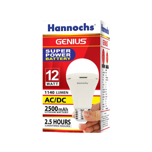 BOLA AC/DC 12W HANNOCHS GENIUS