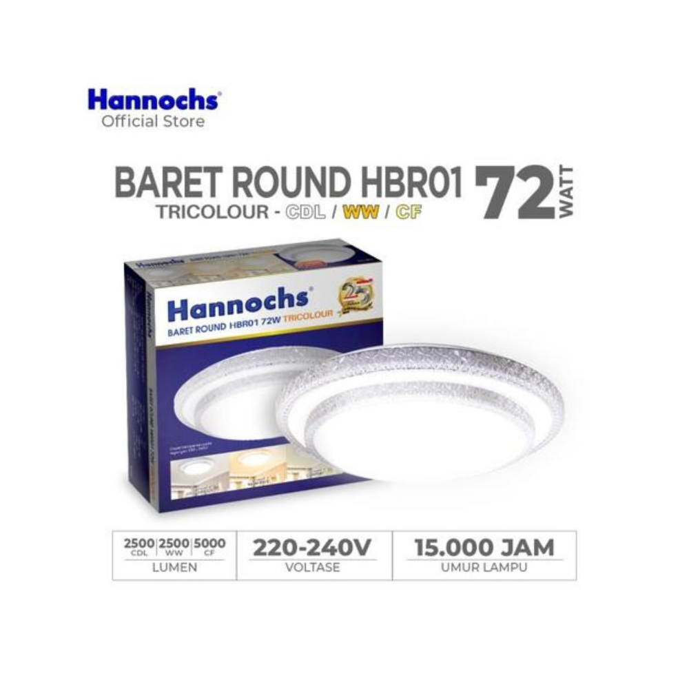 72W CLASSIC TRICOLOR BERET CEILING LIGHT