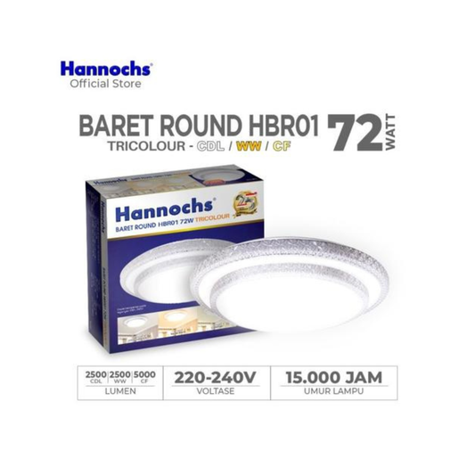 72W CLASSIC TRICOLOR BERET CEILING LIGHT