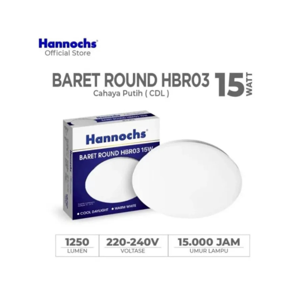 LAMPU CEILING BARET 15W HANCH