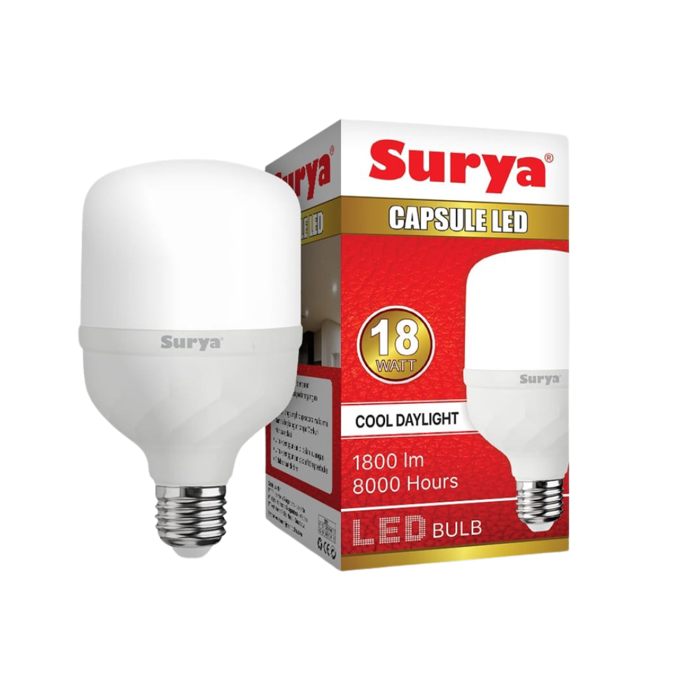 BOLA LED SURYA CAP 18W