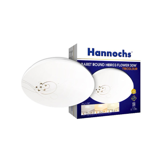 TRICOLOR FLOWER BARET CEILING LAMP 30W