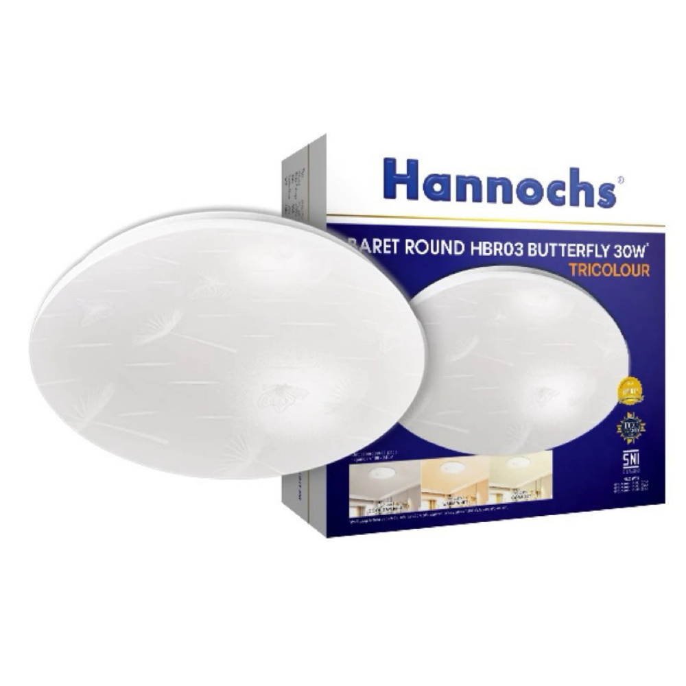 LAMPU CEILING BARET KUPU TRICOLOR 30W