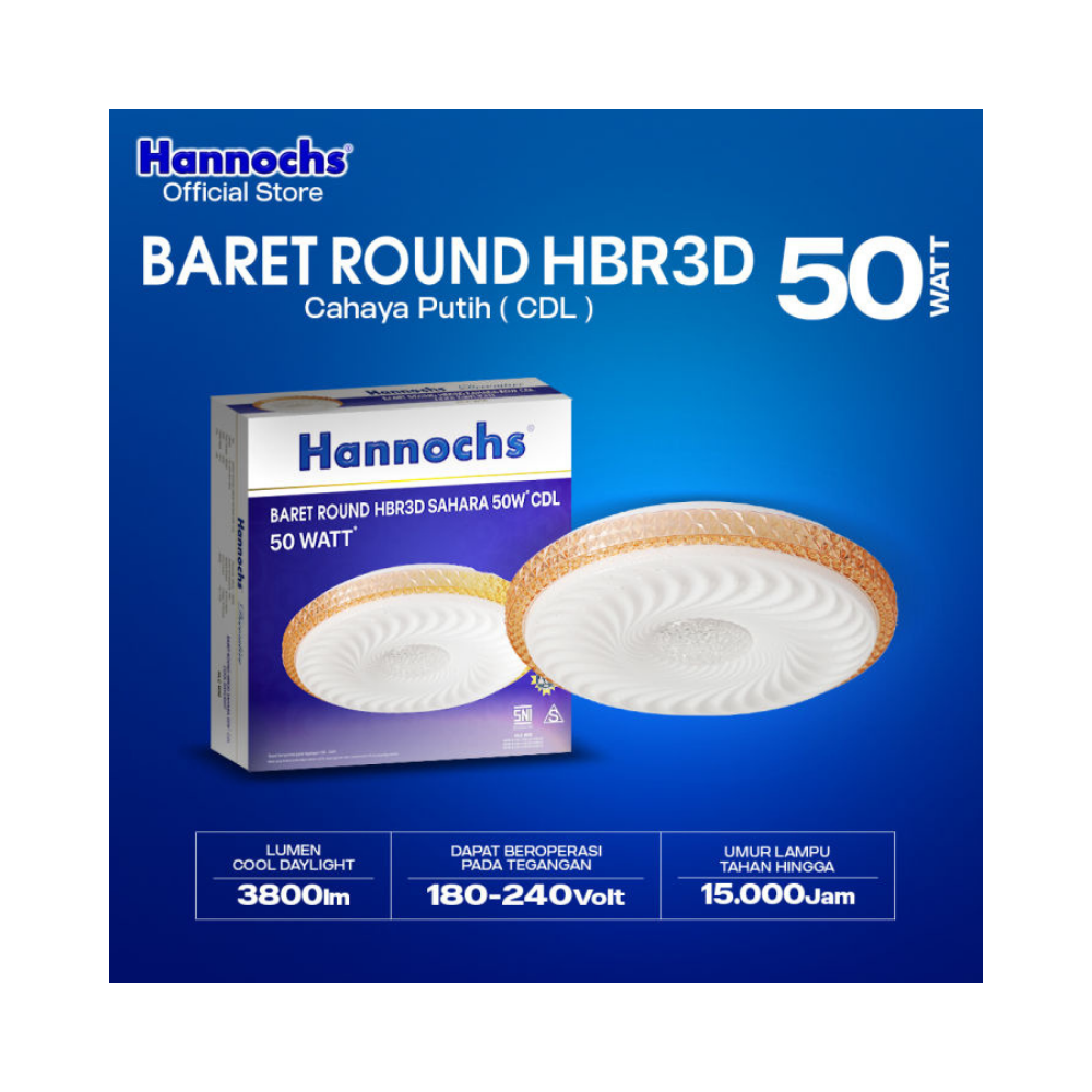 LAMPU CEILING BARET SAHARA 50W