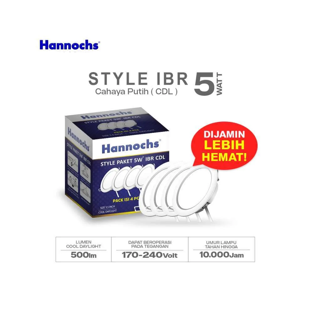 HANCH STYLE (4PCS/BULAT) 5W