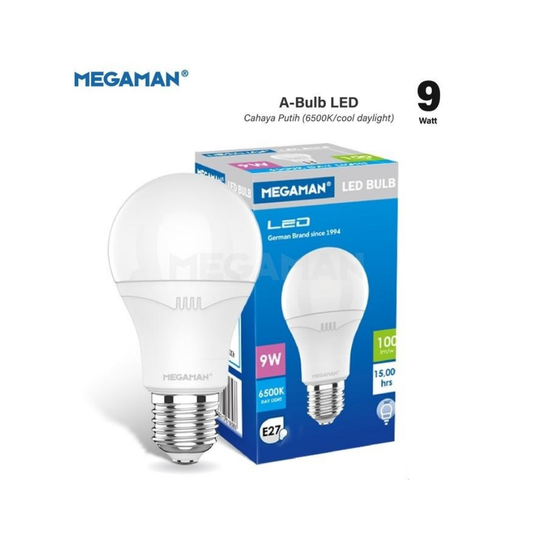 MEGAMAN NEUTRAL WHITE 9 WATT BALL