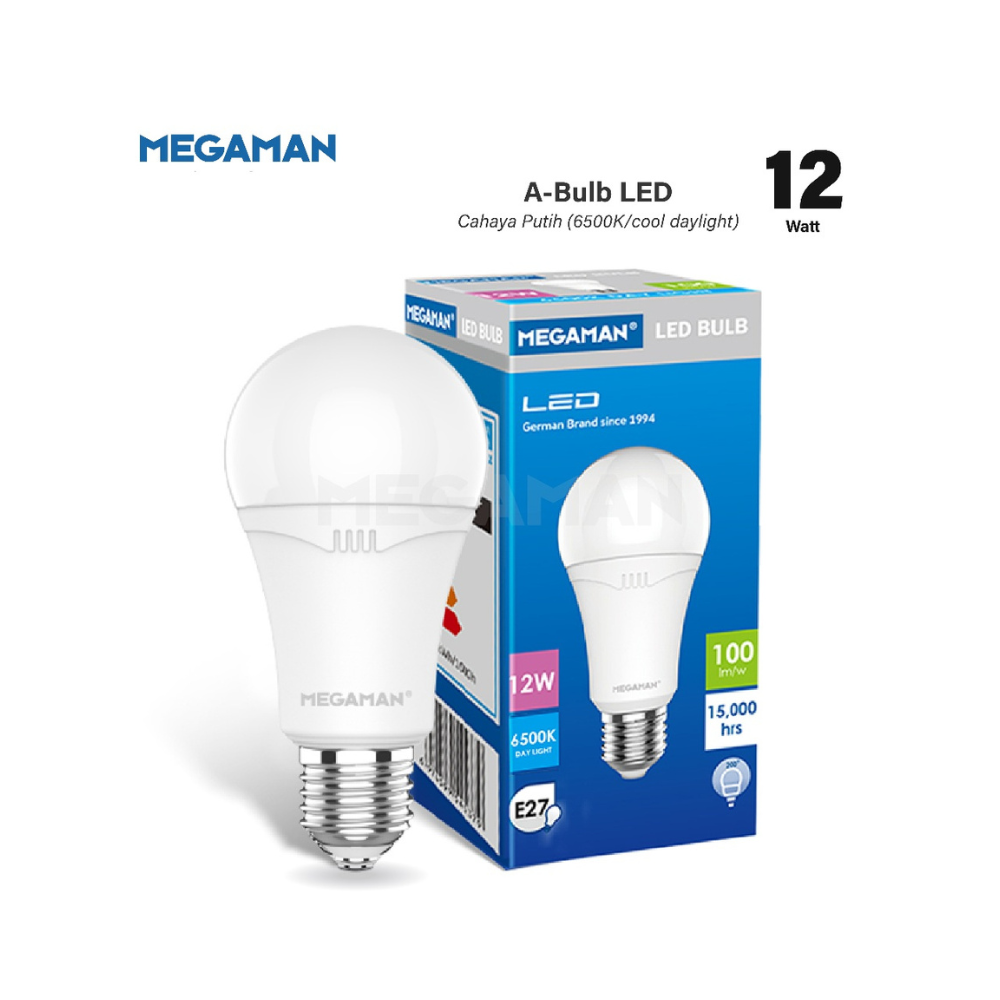 BOLA MEGAMAN NEUTRAL WHITE 12 WATT