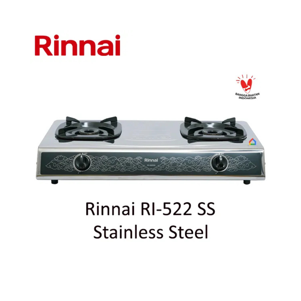 RINAI 522SS 2-BURNER STOVE