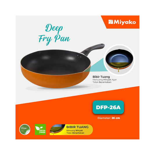 FRY PAN MIYAKO 26CM (DEEP)
