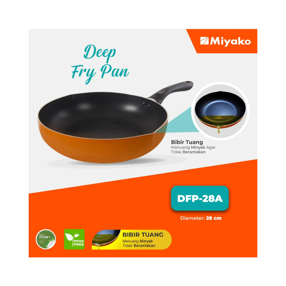 FRY PAN MIYAKO 28CM (DEEP)