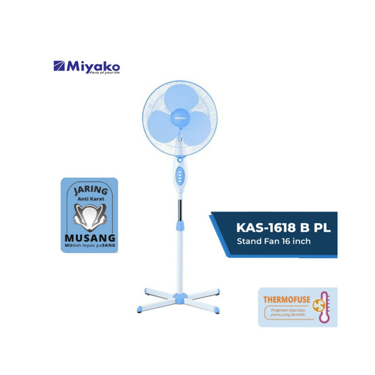 STANDFAN MIYAKO 1618B PL (JARING PVC)