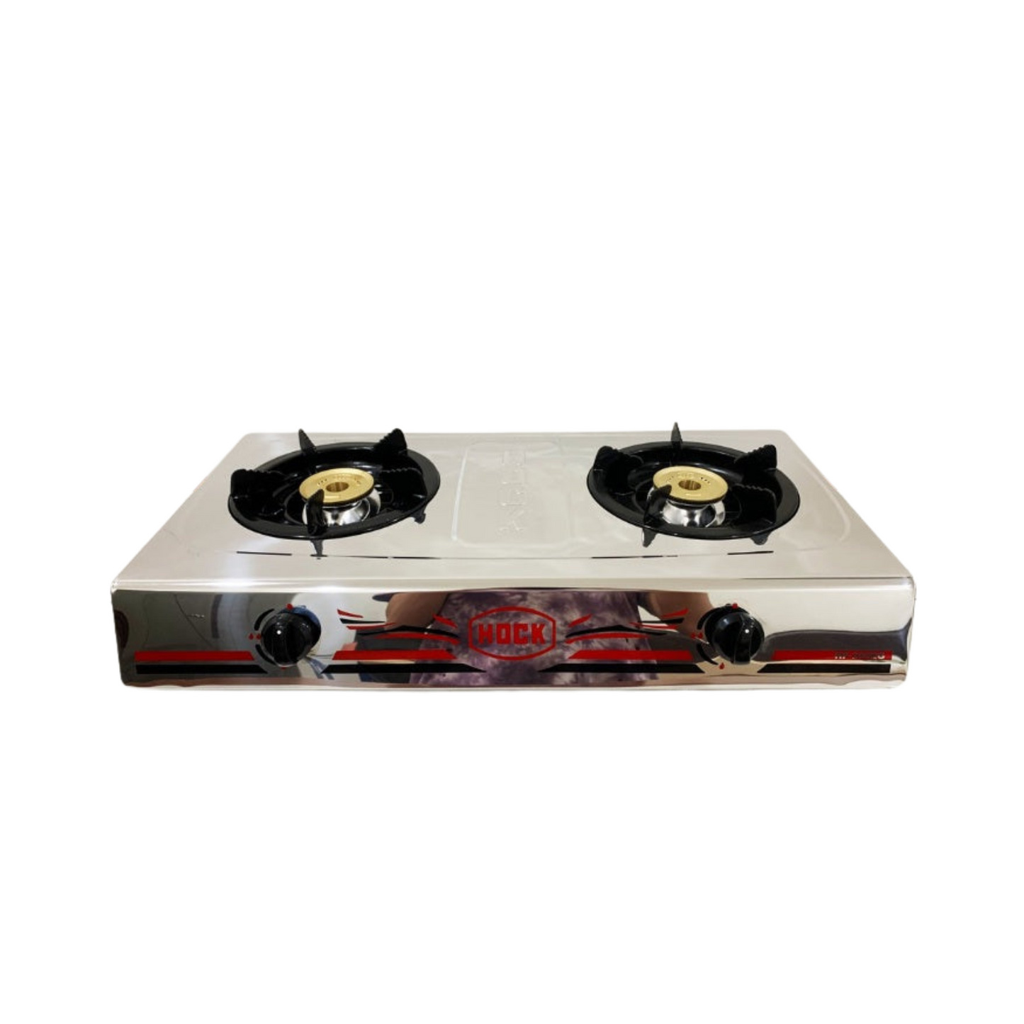 KOMPOR 2 TUNGKU HOCK HP200EG (STEINLESS)