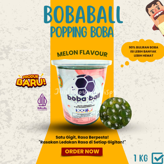 BOBABALL MELON  TOPING BOBA